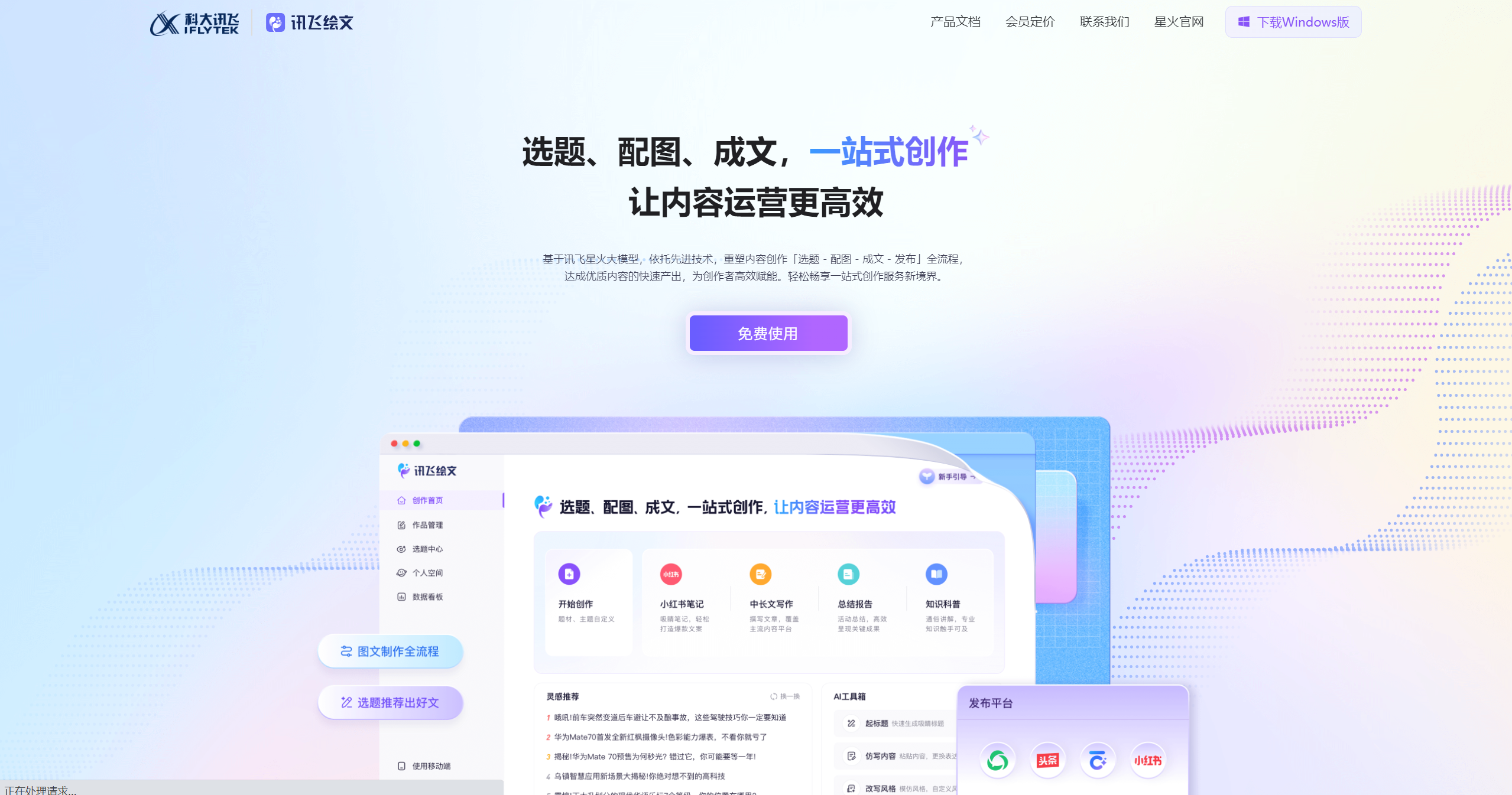 讯飞绘文:一站式 AIGC 内容运营平台全解析