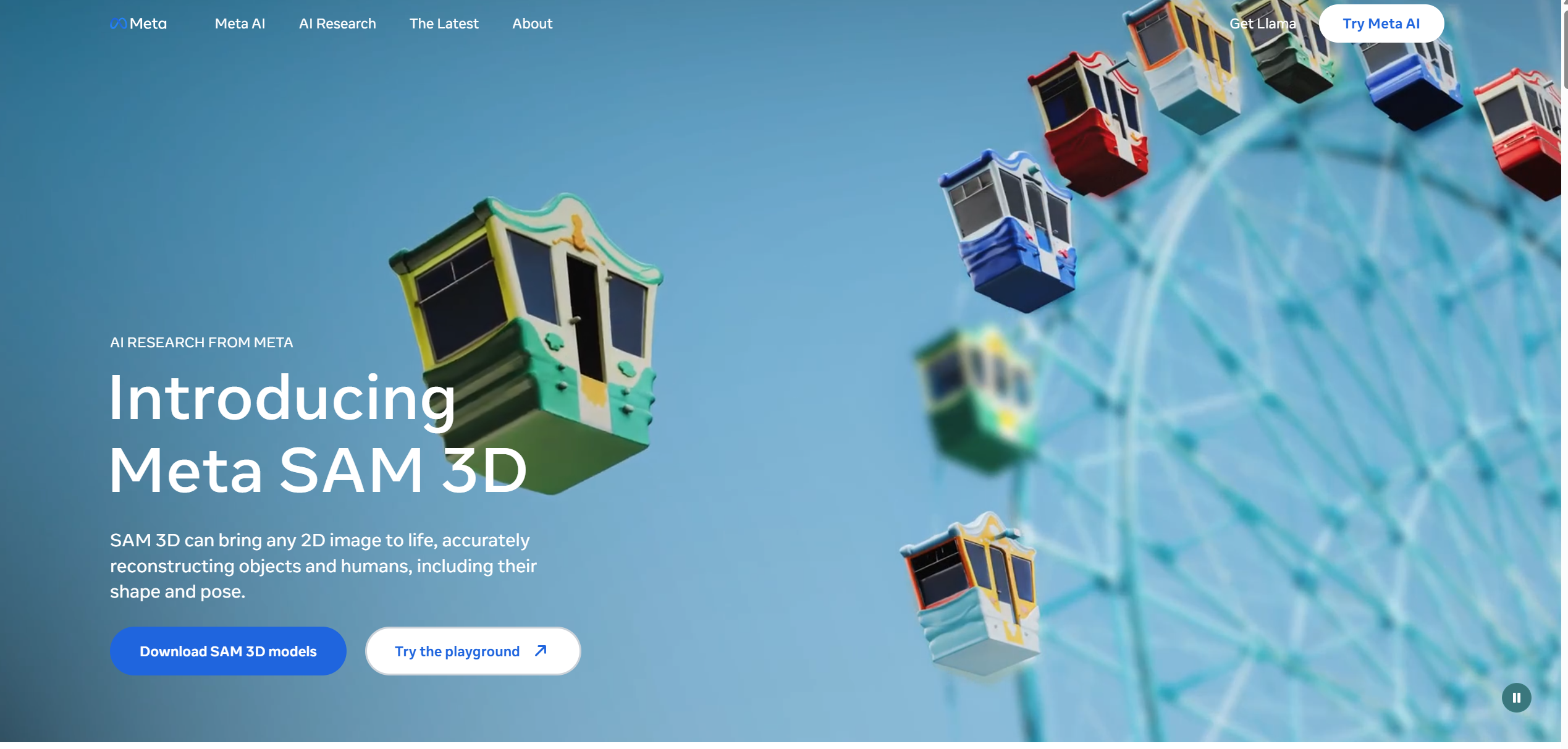 Meta SAM 3D