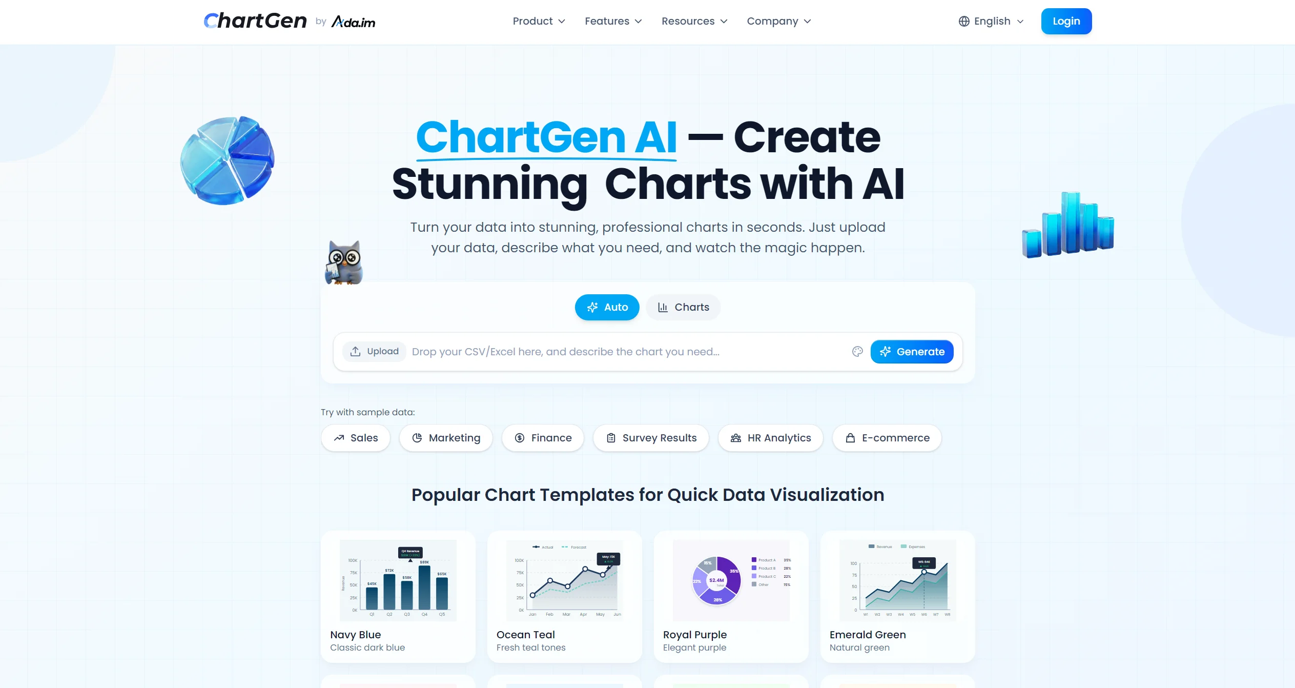 ChartGen：文字描述即刻成图的数据可视化利器