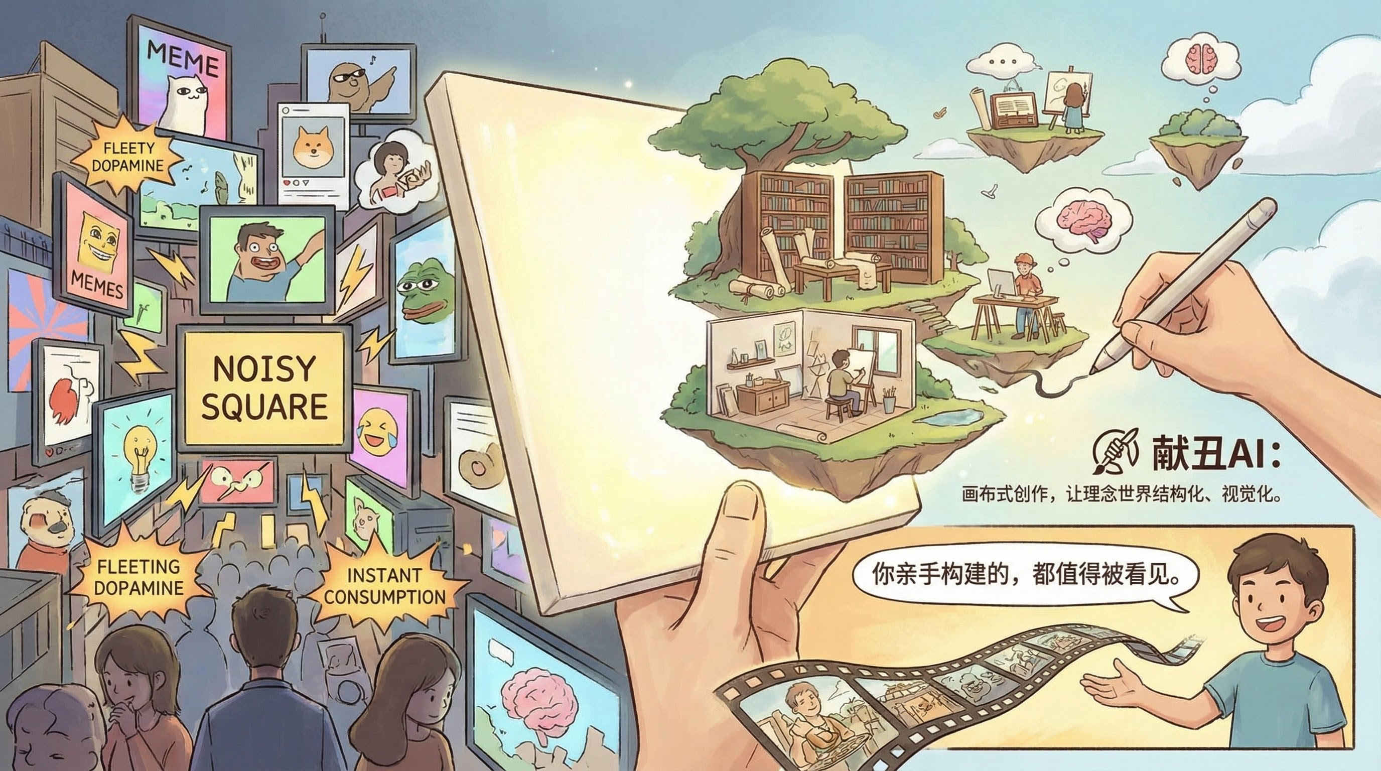 欢迎来到献丑AI