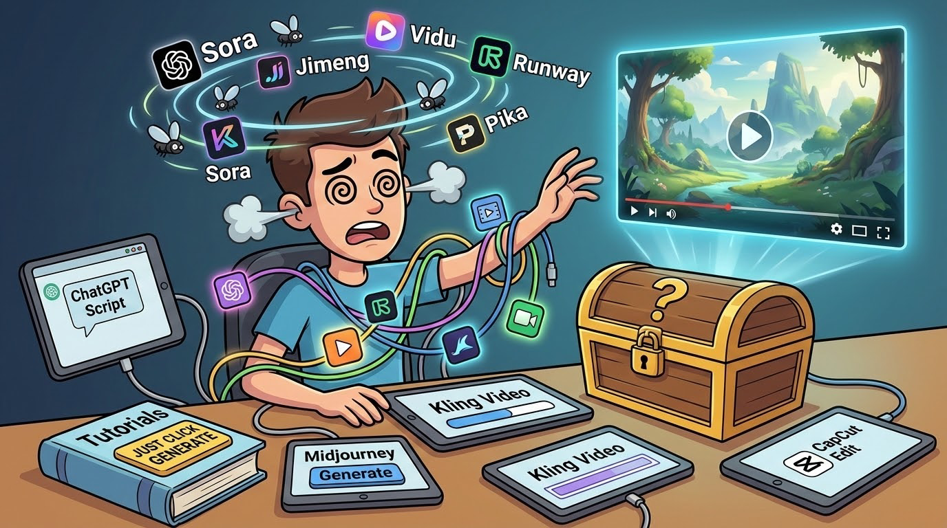 献丑AI是什么？这个开源视频社区如何让你一键复现大神作品？