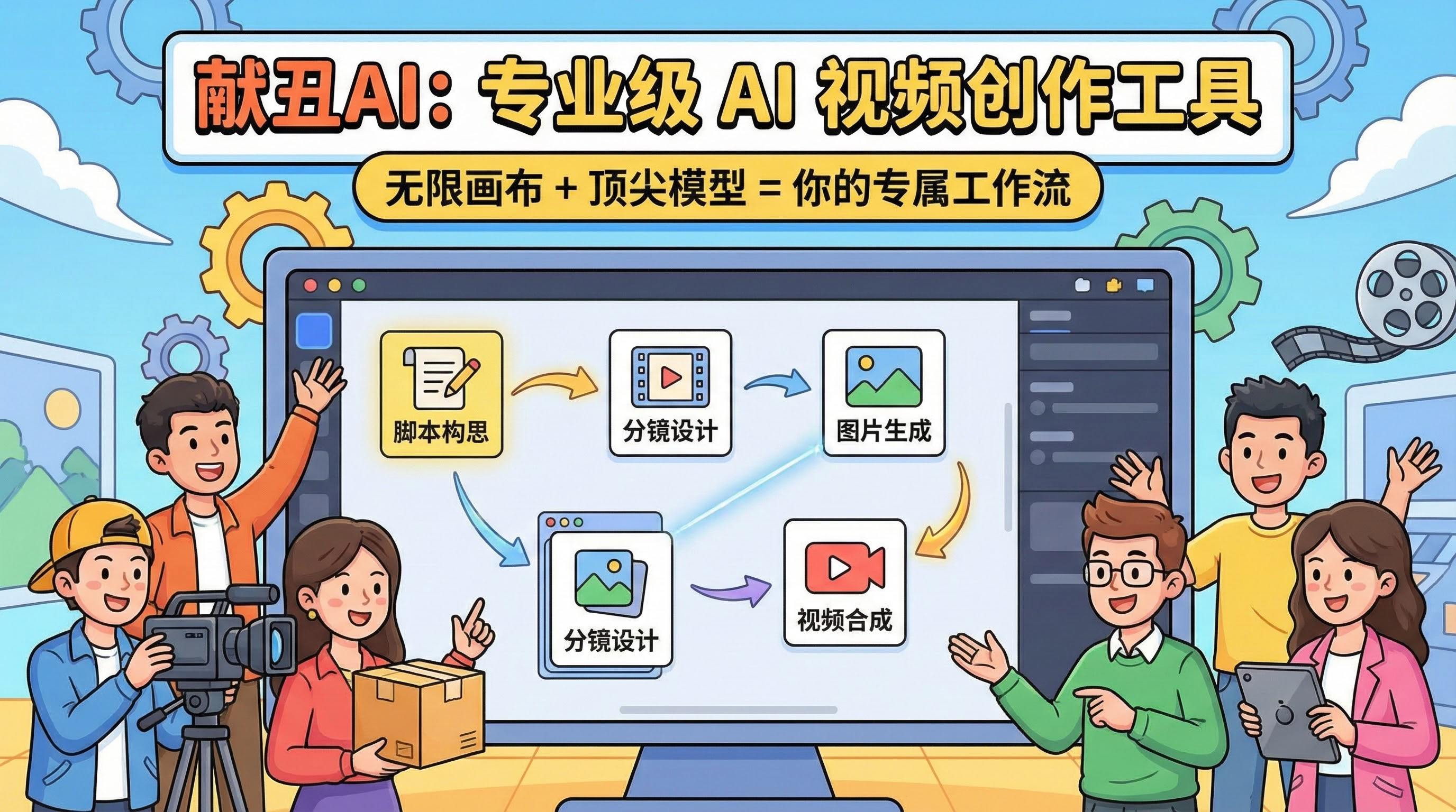 欢迎来到献丑AI