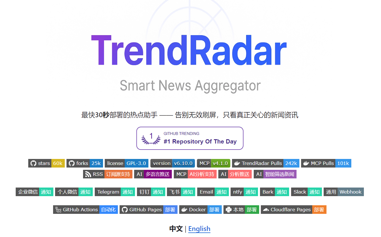 TrendRadar-AI舆情监控与热点筛选工具