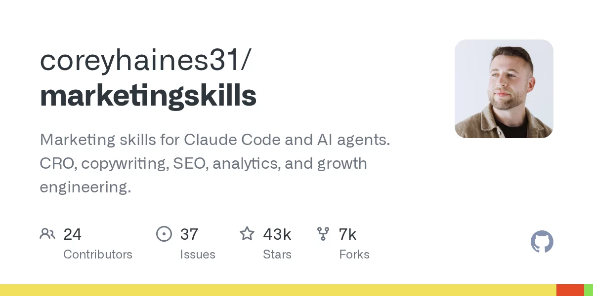 Marketing Skills v2.6 网站预览