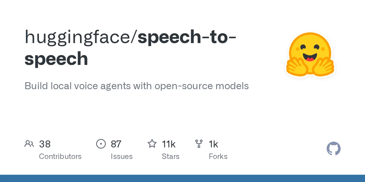 speech-to-speech 网站预览