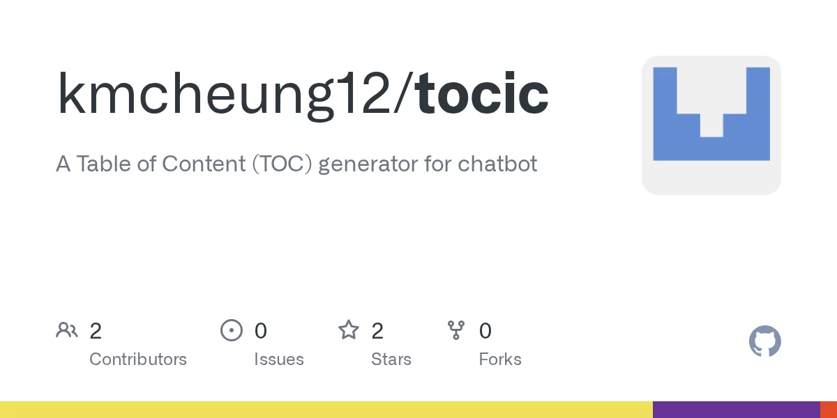 Tocic 网站预览