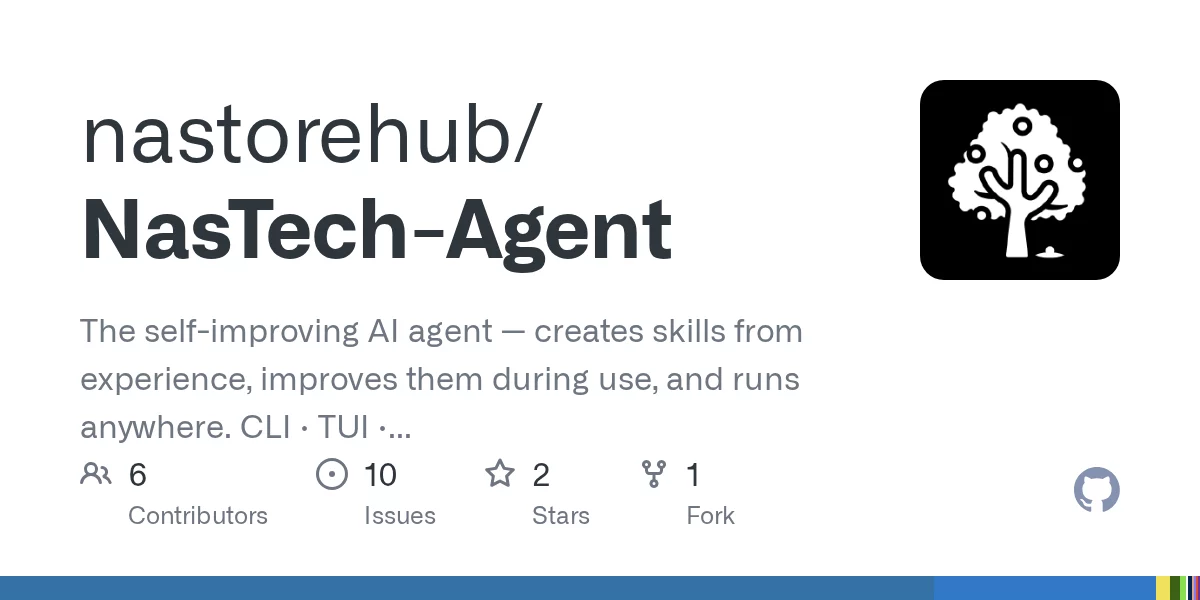 NasTech Agent 网站预览