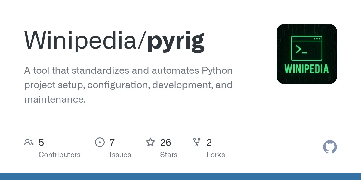 Pyrig 网站预览