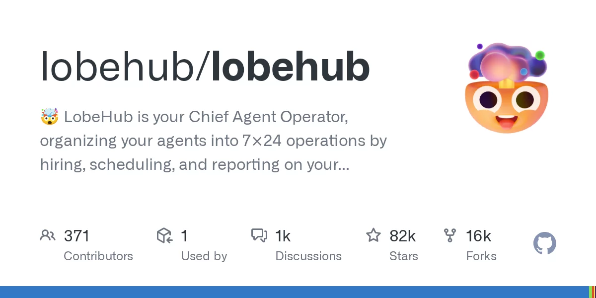 LobeHub 网站预览