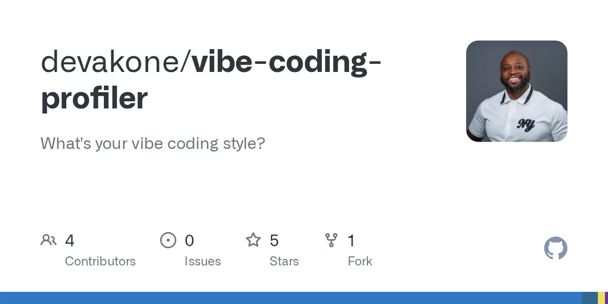 Vibe Coding Profiler 网站预览