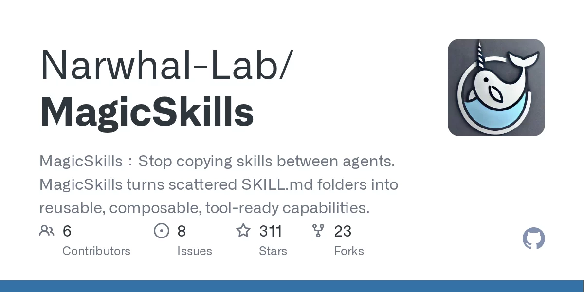 MagicSkills 网站预览