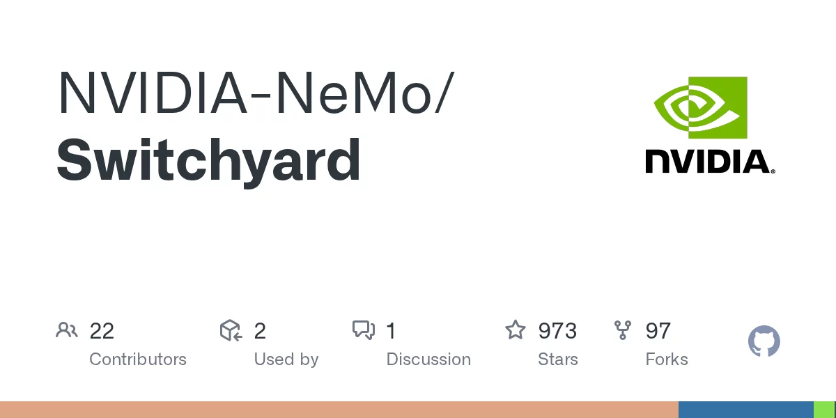 NVIDIA NeMo Switchyard 网站预览