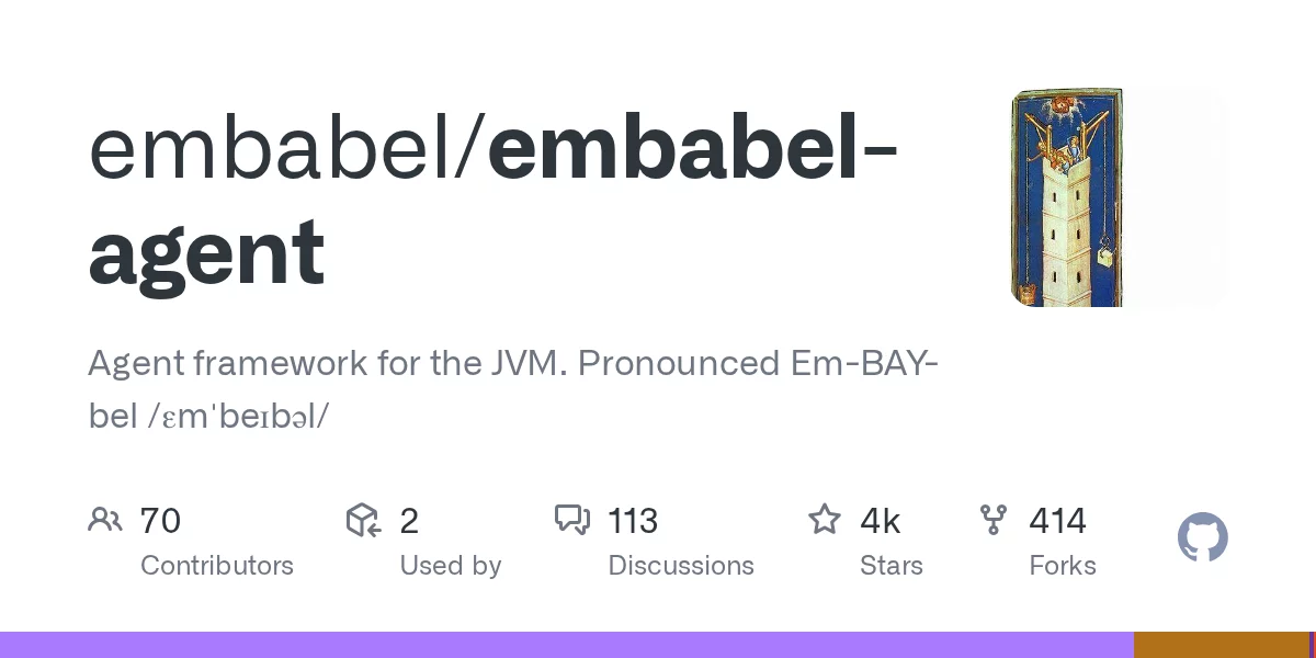 Embabel Agent（JVM 智能体框架） 网站预览