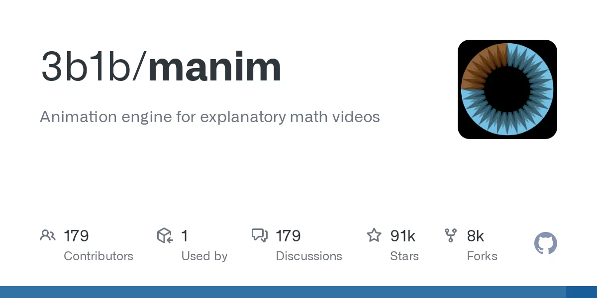 manim 网站预览