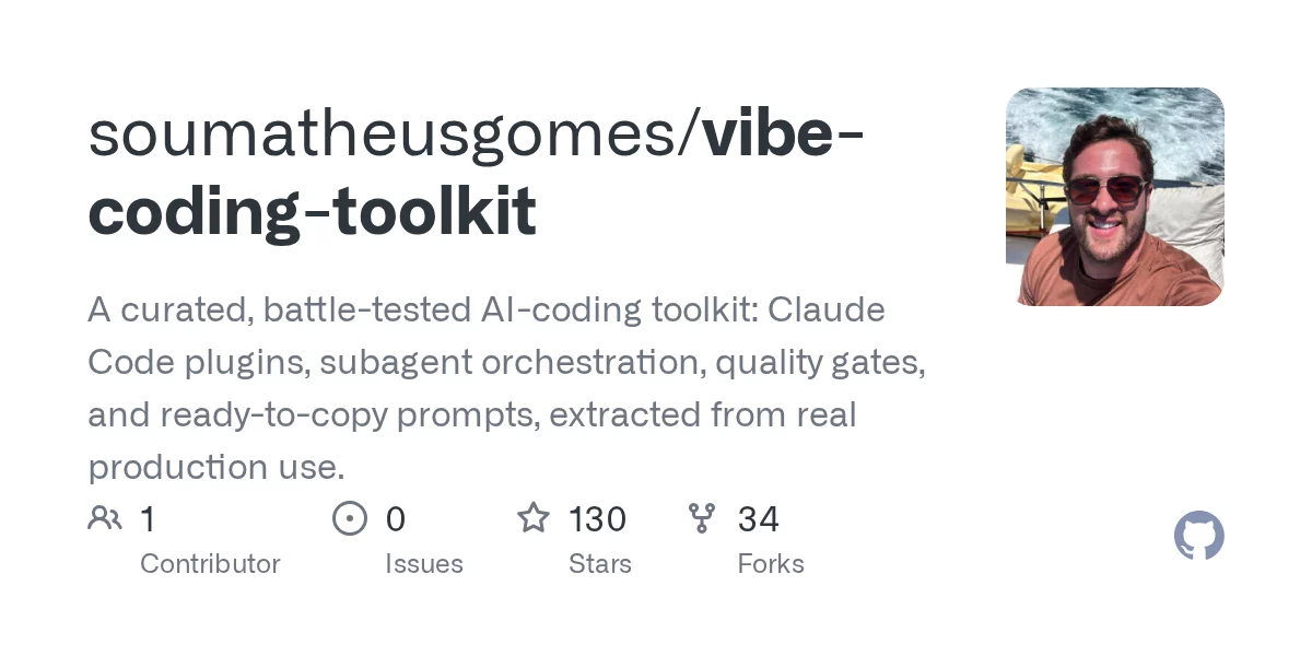 Vibe Coding Toolkit 网站预览