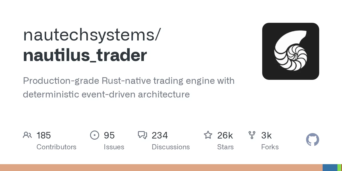 NautilusTrader 网站预览