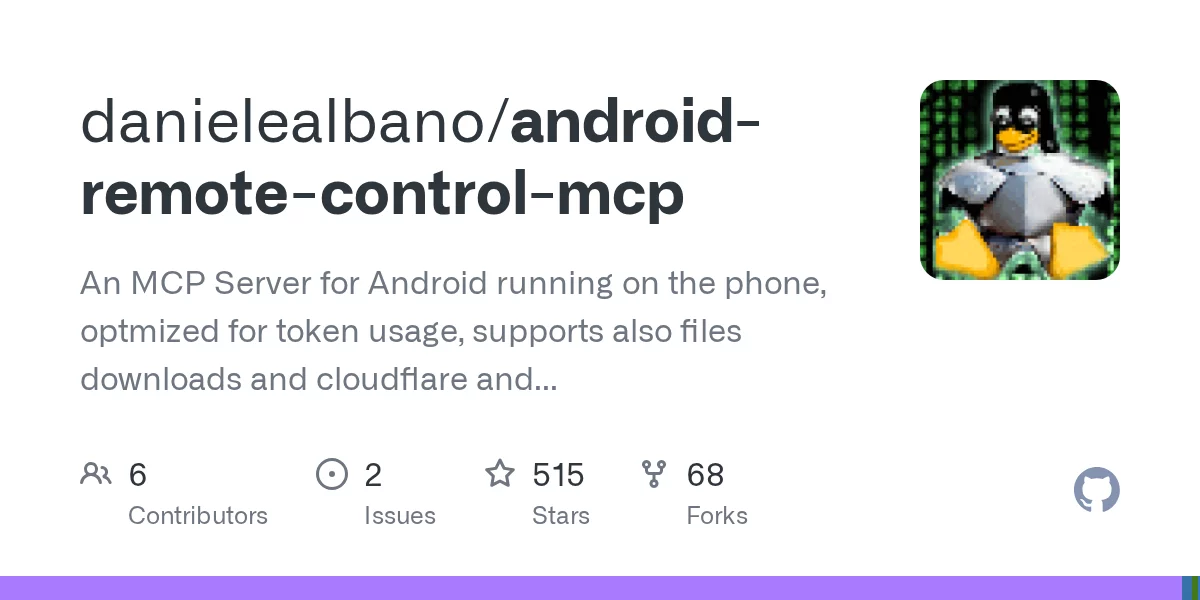 Android Remote Control MCP 网站预览