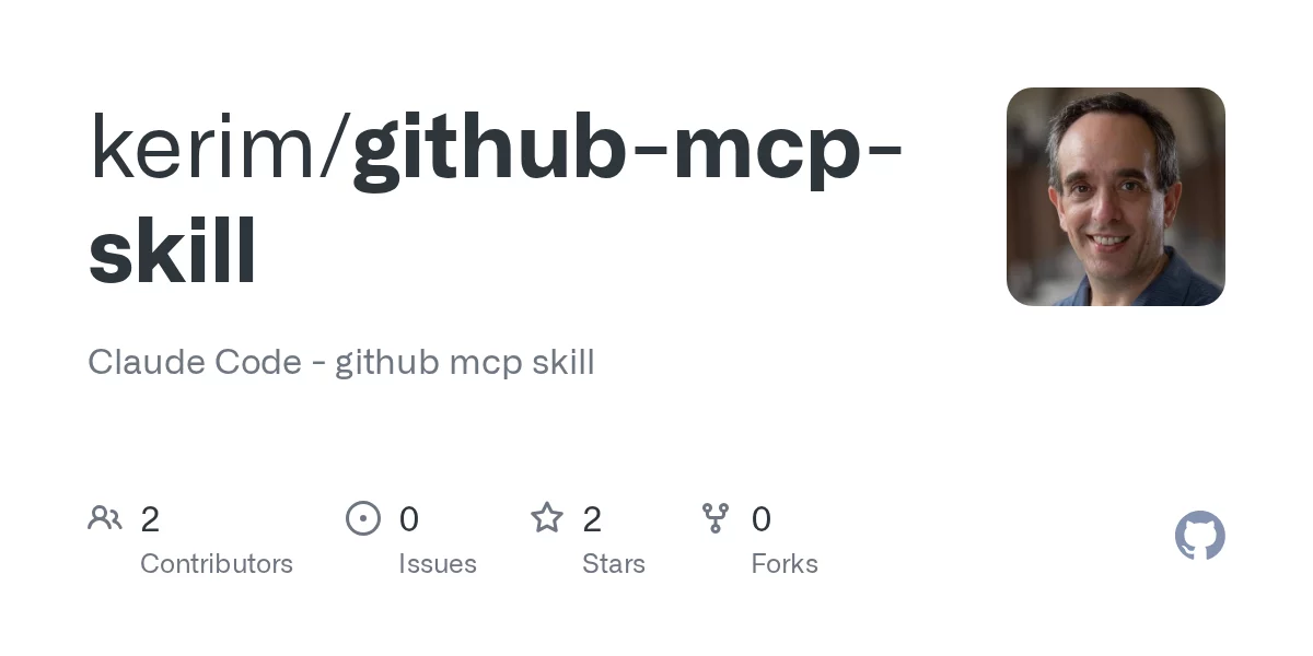 GitHub MCP Skill 网站预览