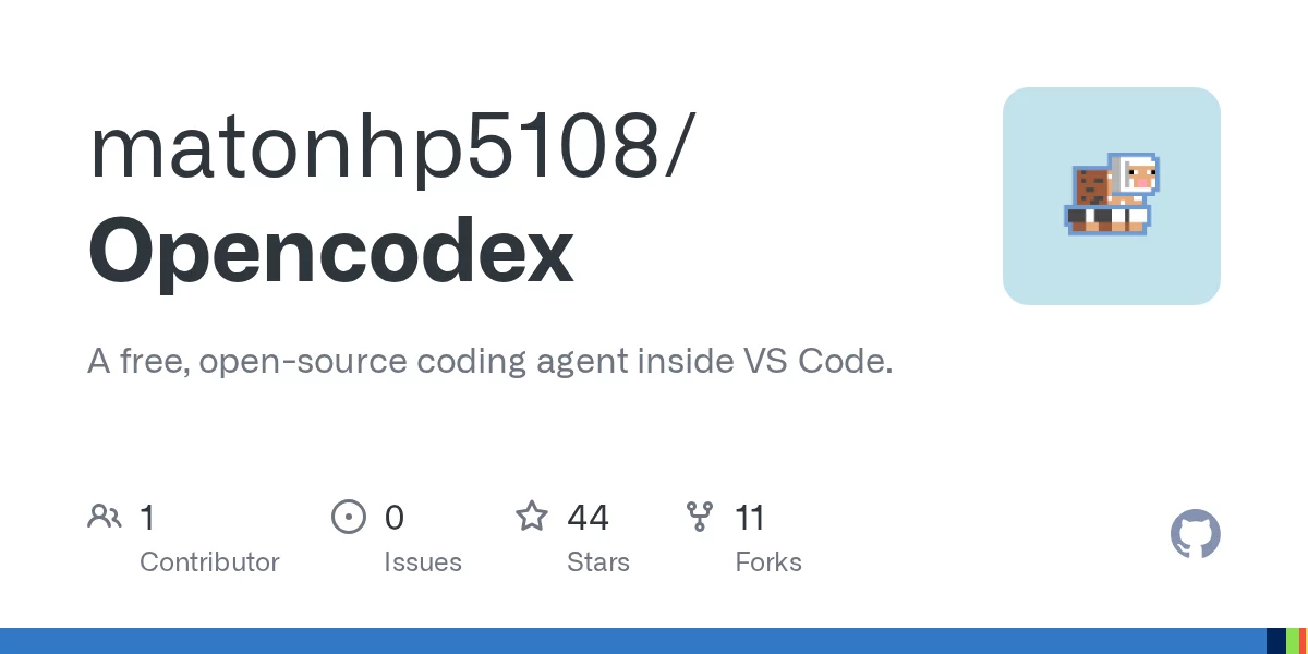 Opencodex 网站预览