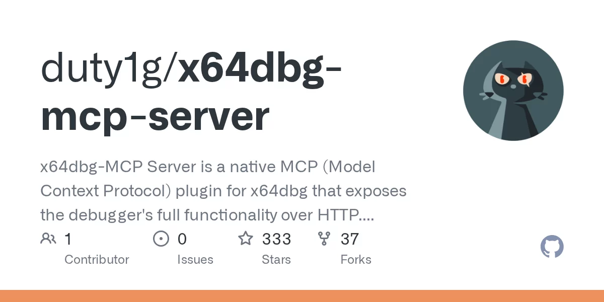 x64dbg-MCP Server 网站预览