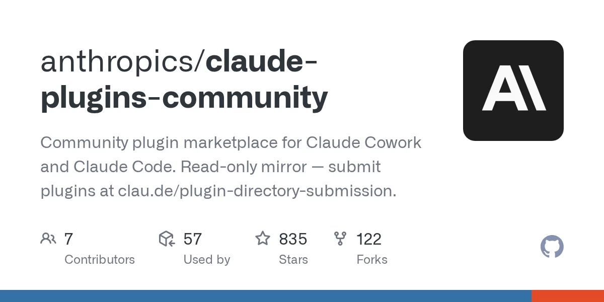claude-plugins-community 网站预览