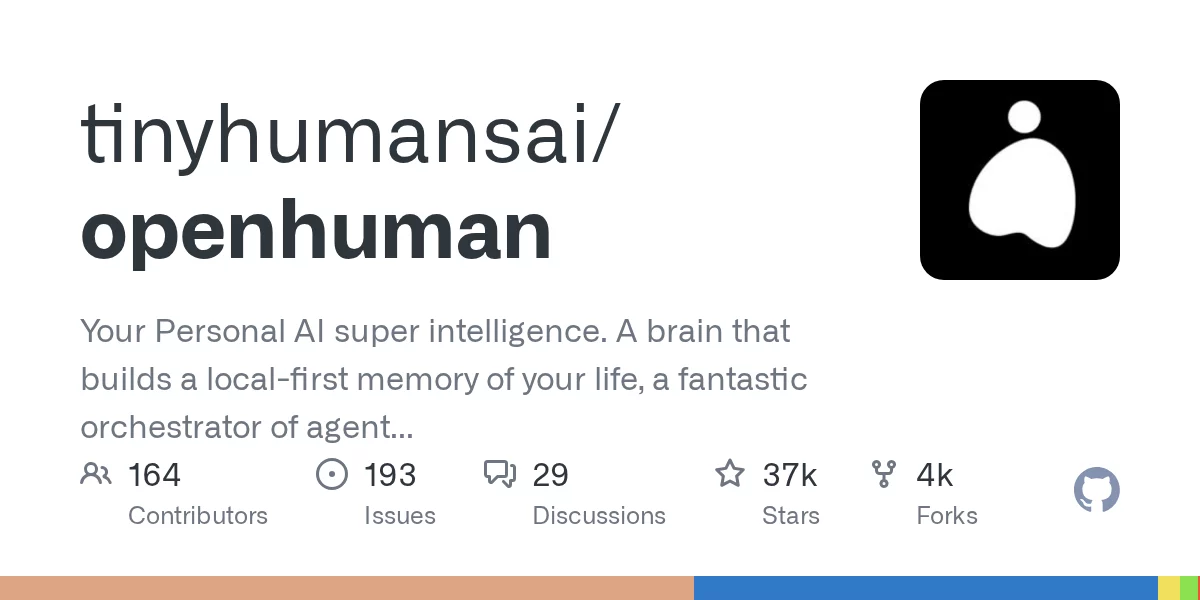 OpenHuman 网站预览