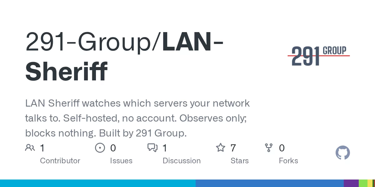 LAN Sheriff 网站预览