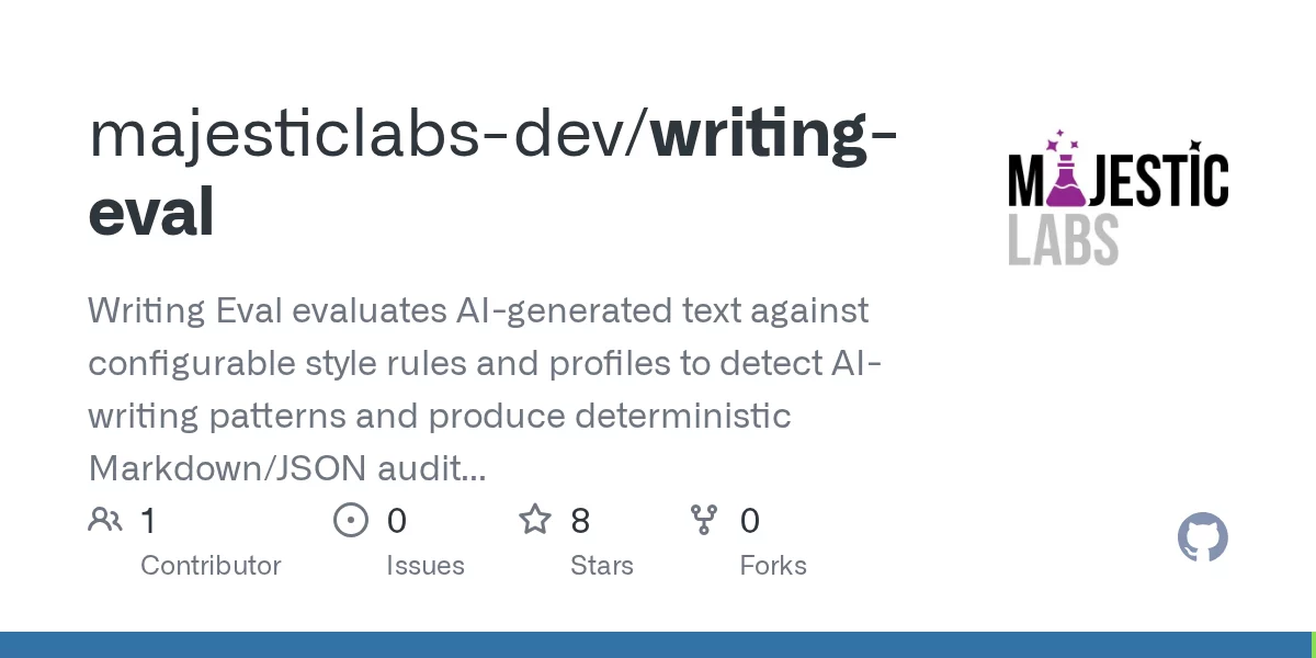 Writing Eval 网站预览