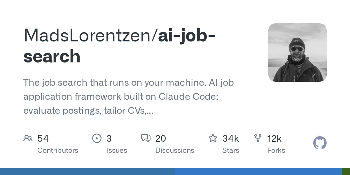 AI Job Search 网站预览