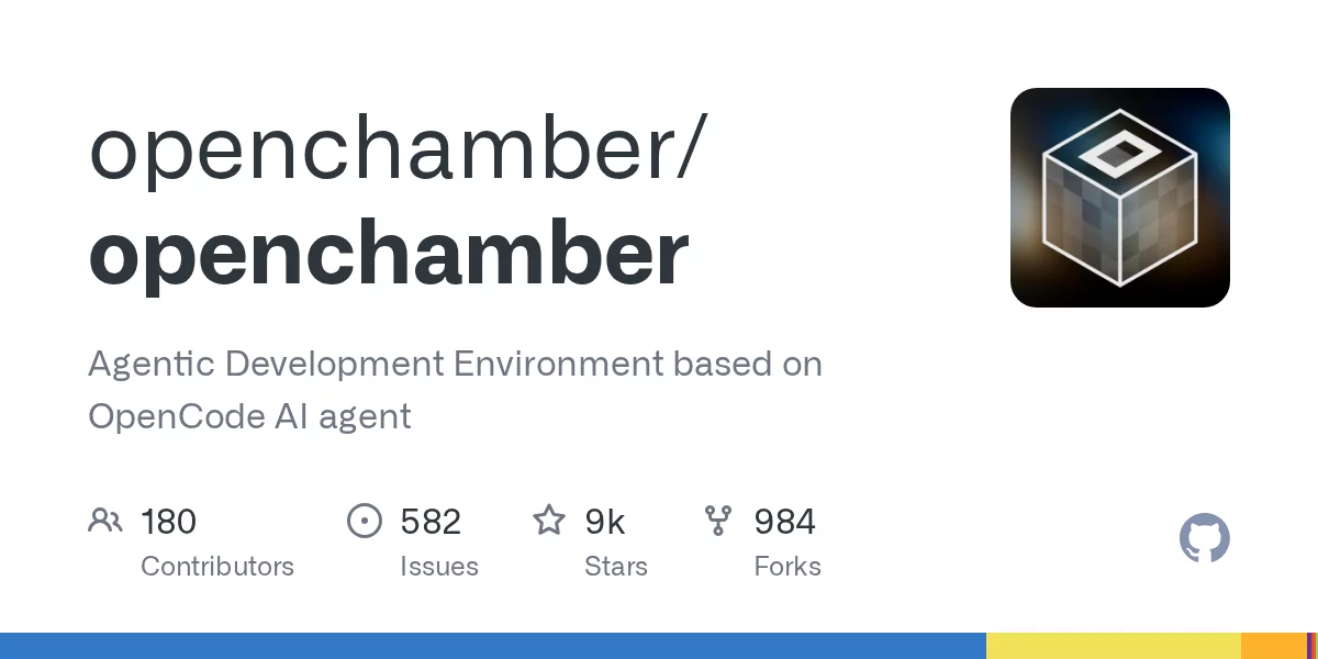 OpenChamber 网站预览