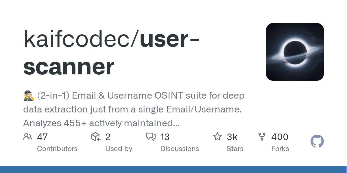 kaifcodec/user-scanner 网站预览