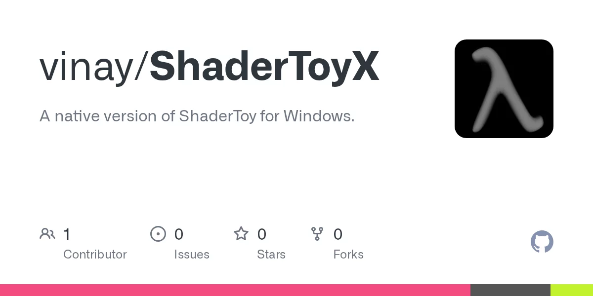 ShaderToyX 网站预览