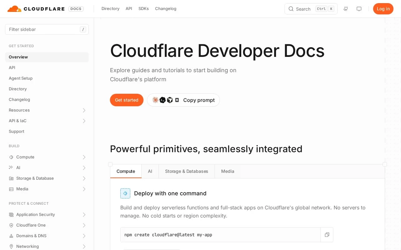 Cloudflare Kitesurf 网站预览