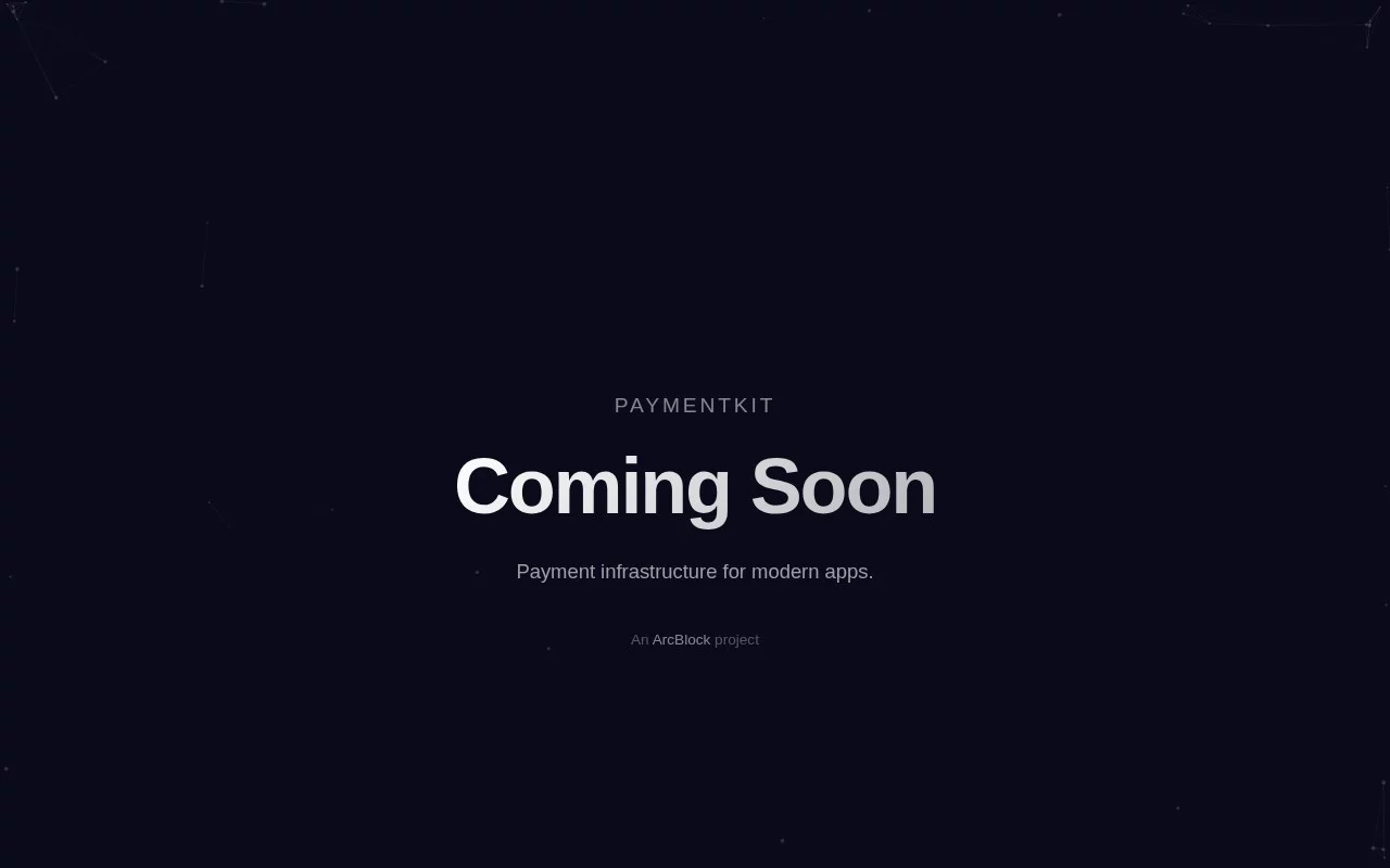 PaymentKit 网站预览