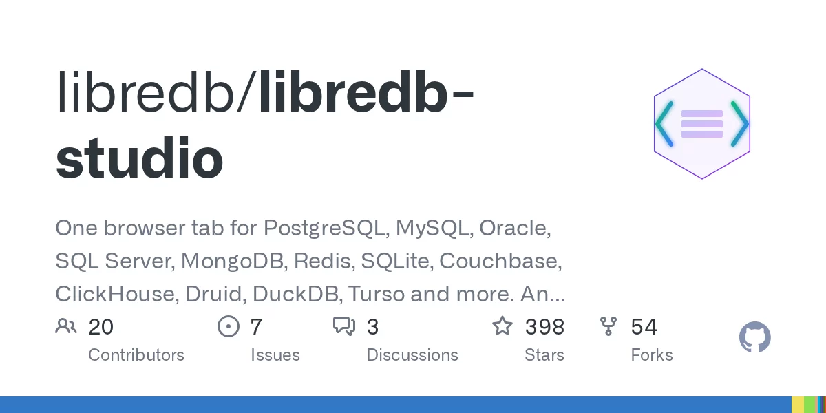 LibreDB Studio 网站预览