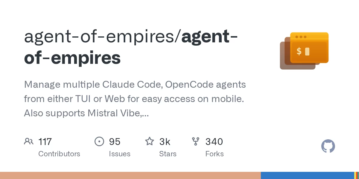 Agent of Empires 网站预览