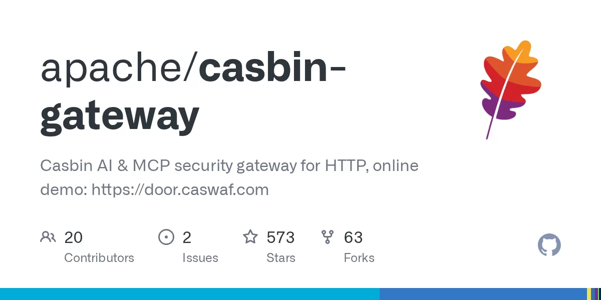Casbin Gateway 网站预览