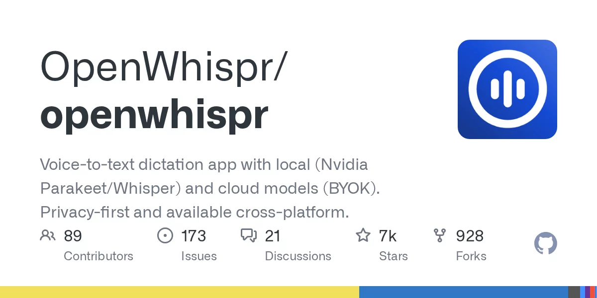 OpenWhispr 网站预览