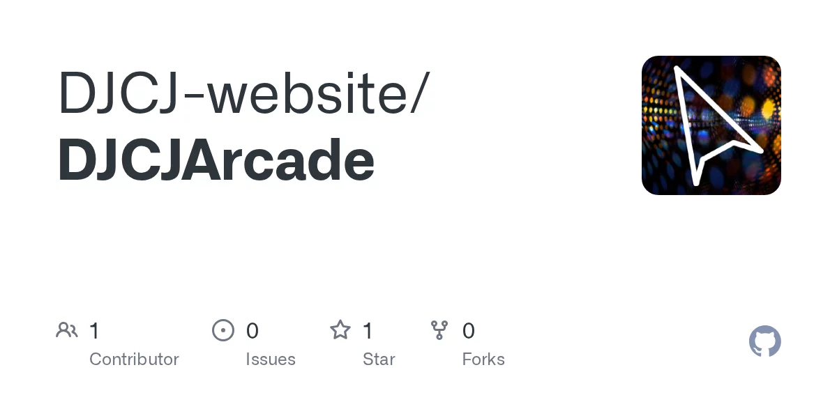 DJCJ Arcade 网站预览