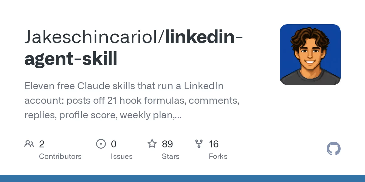 LinkedIn Agent Skill 网站预览