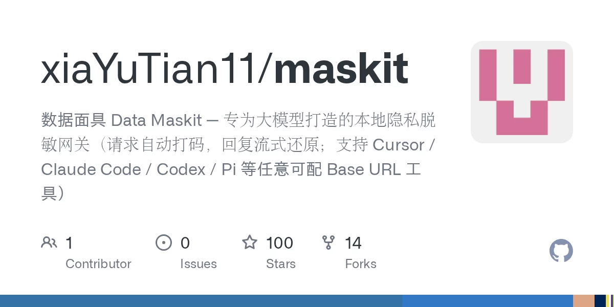 Data Maskit 数据面具 网站预览