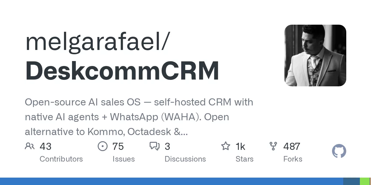 DeskcommCRM 网站预览