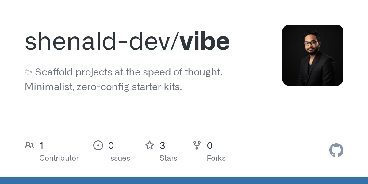 vibe CLI 网站预览