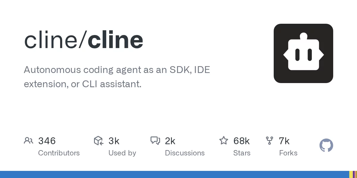 Cline 网站预览