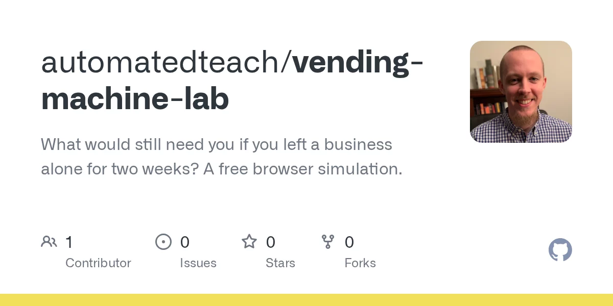 Vending Machine Lab 网站预览