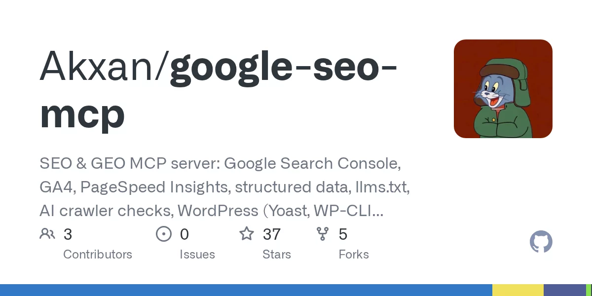 Google SEO MCP 网站预览