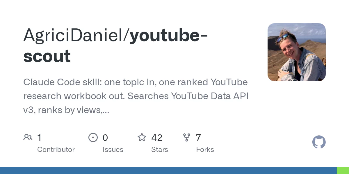 YouTube Scout 网站预览