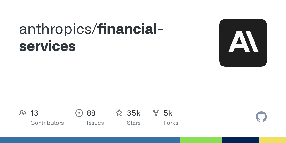 Anthropic Financial Services Toolkit 网站预览