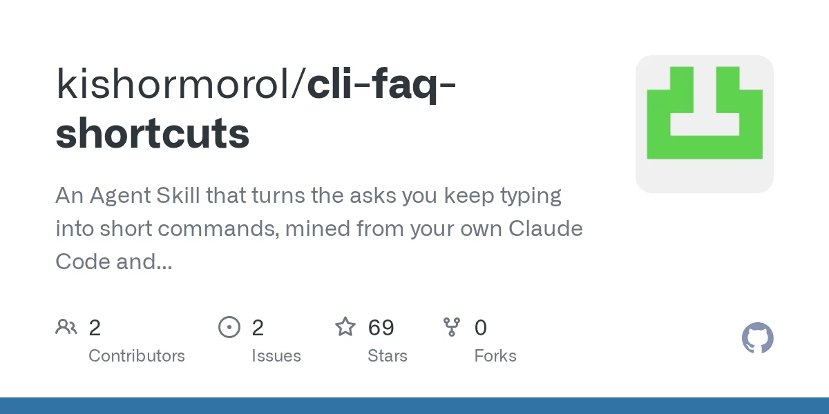 cli-faq-shortcuts 网站预览