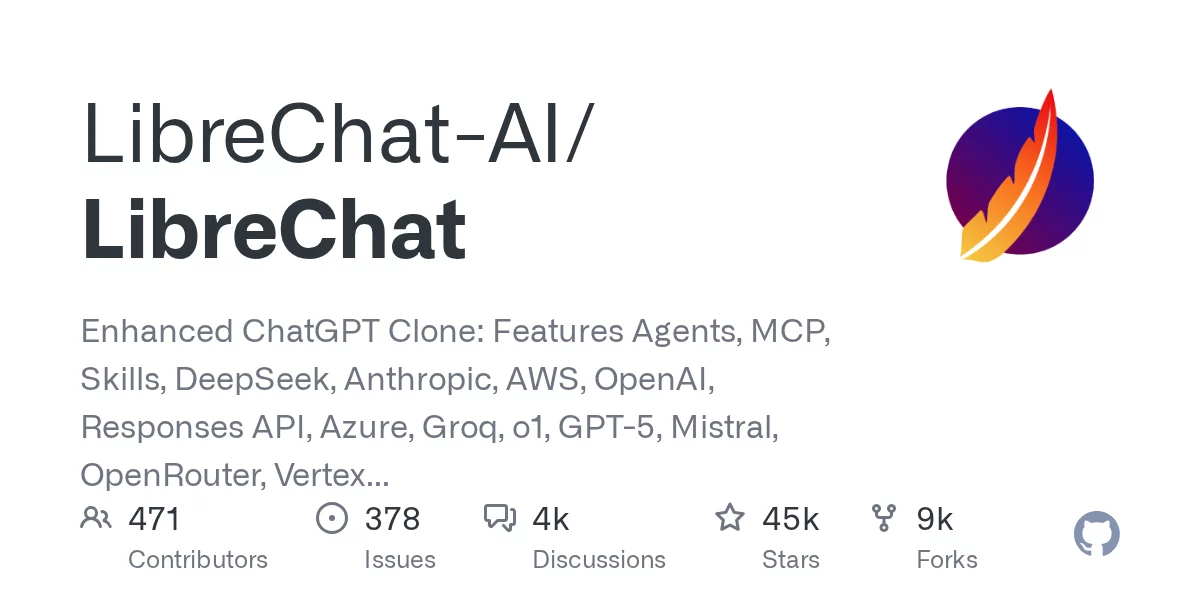 LibreChat 网站预览